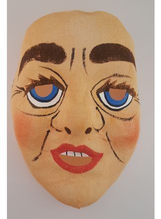 Gaasmasker mooie vrouw klein