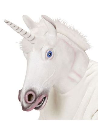 Rubber Unicorn masker volwassenen
