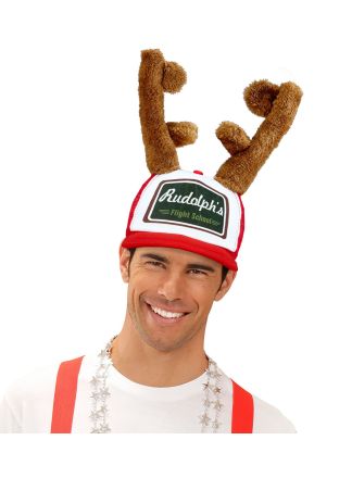 Rendier pet met vervormbaar gewei