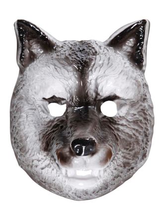 Masker wolf plastic