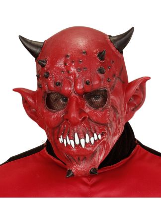 Duivel masker van rubber