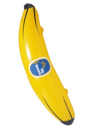 Opblaasbare banaan 100cm.