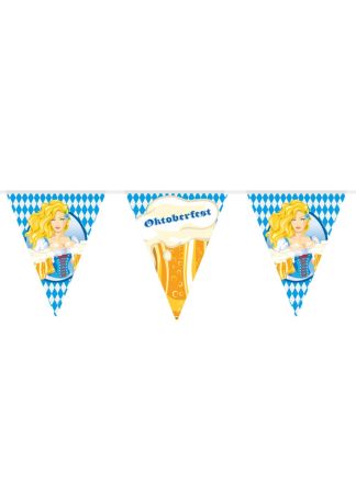 Oktoberfest Bierpullen Vlaggenlijn 10mtr.