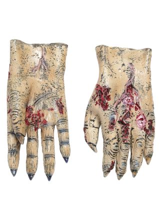 Rubberen Zombie handen (2stuks)