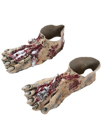 Rubberen Zombie voeten (2stuks)