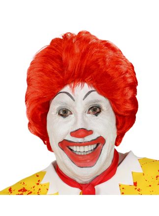 Rode Clownspruik "Ronald"