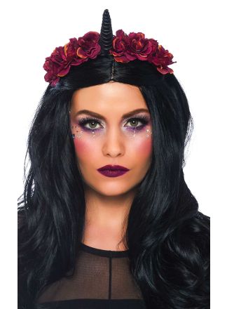 Leg Avenue dark unicorn headband