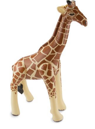Safari Giraffe opblaasbaar 74x65cm.