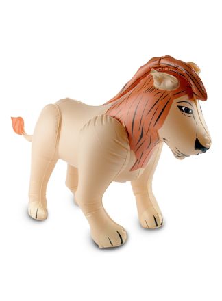 Safari Leeuw opblaasbaar 48x80cm.