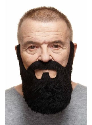 Baard met snor Jamie Zwart