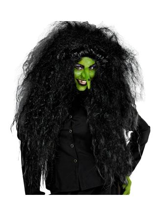 Zwarte Wilde damespruik