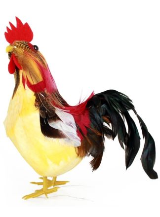 Decoratie kip 16cm. per stuk