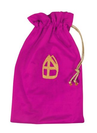 Strooizak polyester 30x45cm. roze