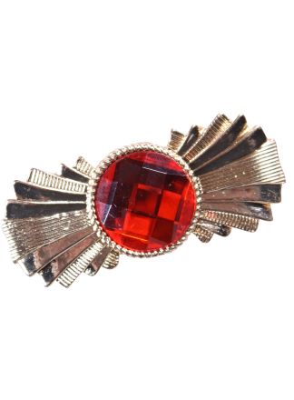 Baret speld met rode steen