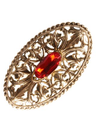 Baret speld ovaal met stenen