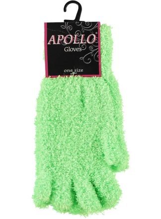 Vingerloze Handschoenen soft fluor groen