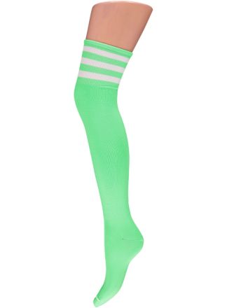 Cheerleader kniekousen Fluor groen