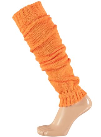 Beenwarmers carnaval fluor oranje