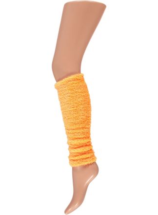 Foute Party NEON soft Beenwarmers fluor oranje