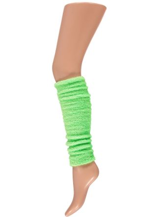 Foute Party NEON soft Beenwarmers fluor groen