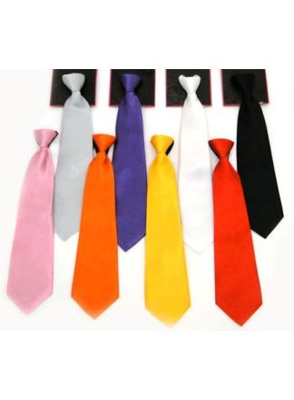 Stropdas zijden zilvergrijs