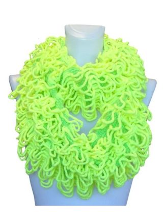 Carnaval Snood fluor geel