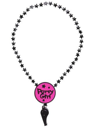 Whisle necklace "Party Girl"