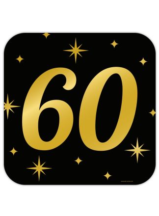 Classy Party-sign 60 jaar (50x50xm.)