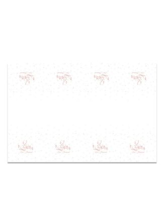 Plastic Tafelkleed Eid Mubarak RoseGoud 120x180cm.