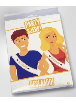 Party sjerp Geslaagd