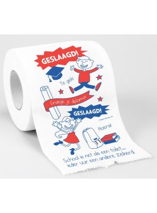 Geslaagd toiletpapier