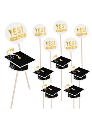 Set 12 Cocktailprikkers Graduation 12cm.