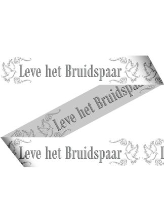 Afzetlint Leve bruidspaar 15mtr.