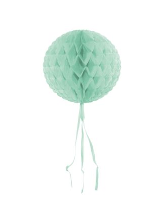 Honeycomb bal Mint groen 30cm.