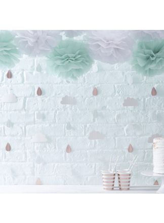 Rainbow backdrop rosegold 2mtr.