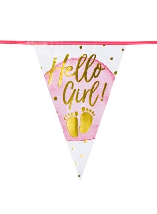 Vlaggenlijn Hello girl 6mtr.