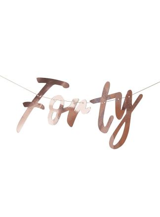 Slinger 40 Forty rosegoud 170cm.