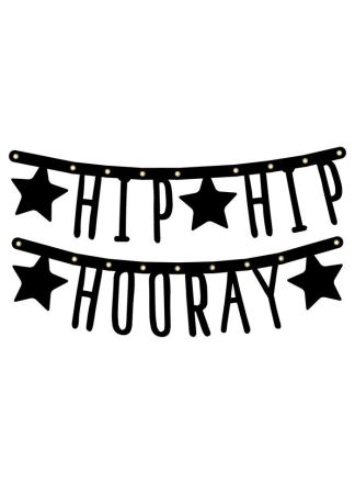 Letterslinger Hip Hip Hooray 150cm.