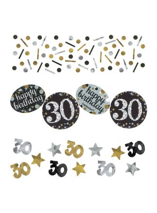 30 jaar sparkling confetti 34 gram.