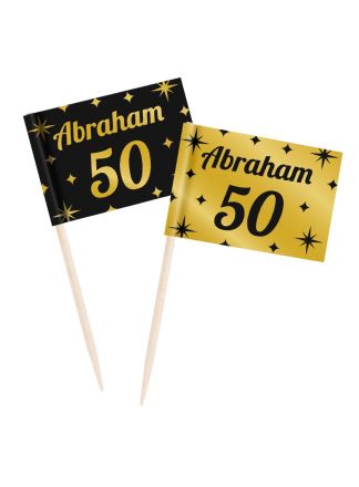 Classy Party Abraham Cocktail Prikkers 50stuks.