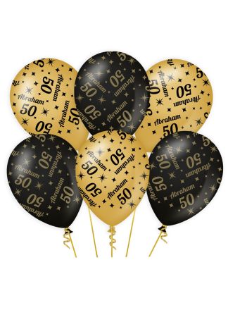 Classy Party Ballonnen Abraham 6stuks.