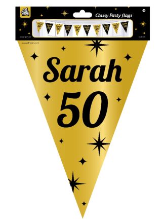 Classy Party Flags Sarah 10meter.