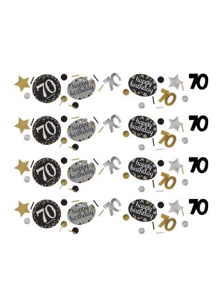 70 jaar sparkling confetti 34 gram.