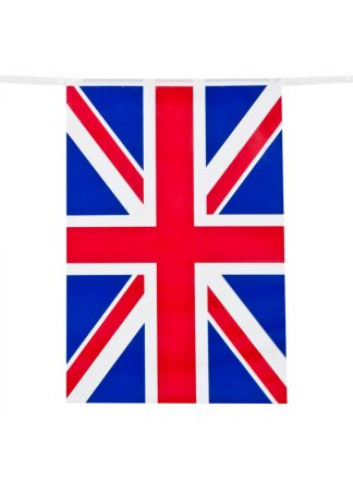 Plastic Vlaggenlijn Engeland 10mtr.