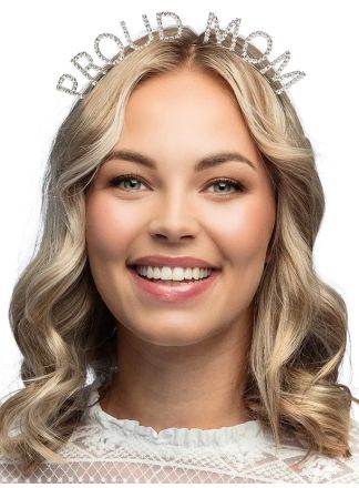 Glitter Diadeem PROUD MOM