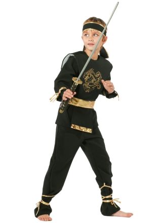 Dragan ninja kostuum kind 3dlg.