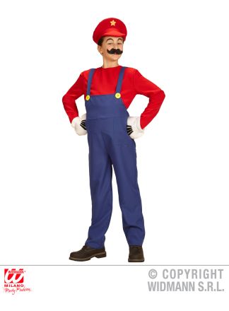 Super plumber 3dlg.(overall,pet,shirt)