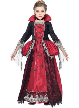 Vampiress dress deluxe child 2dlg.
