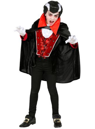 Victorian vampier kostuum jongen 3dlg.
