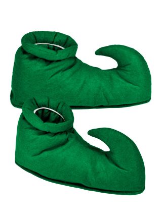 Kabouter/elf overtrekschoenen groen